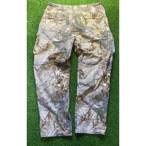 Game Winner Pants Mens XL Camo Realtree Xtra Hunting Hunt Double Knee Cargo